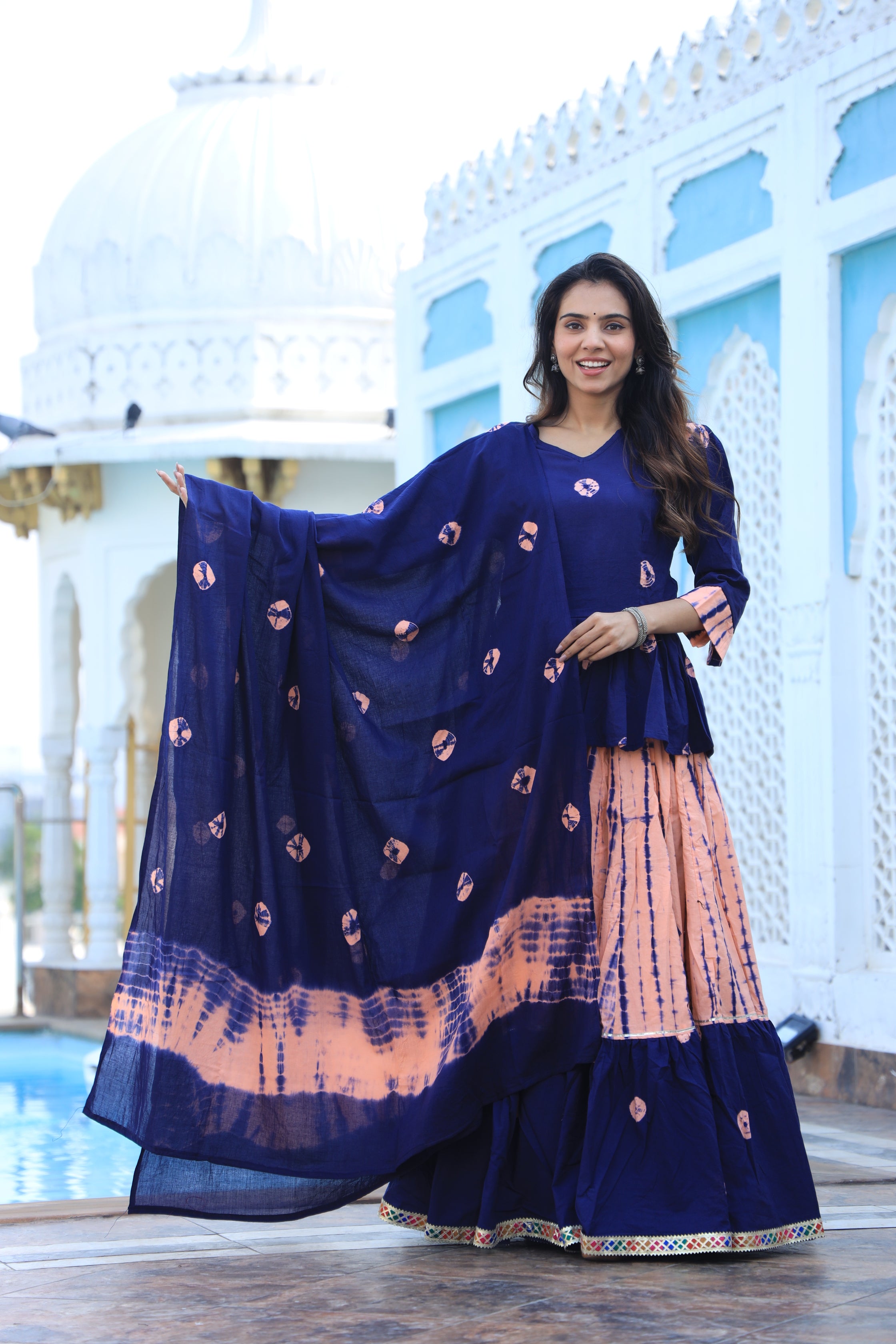 Patrick Blue Chaniya Choli suit