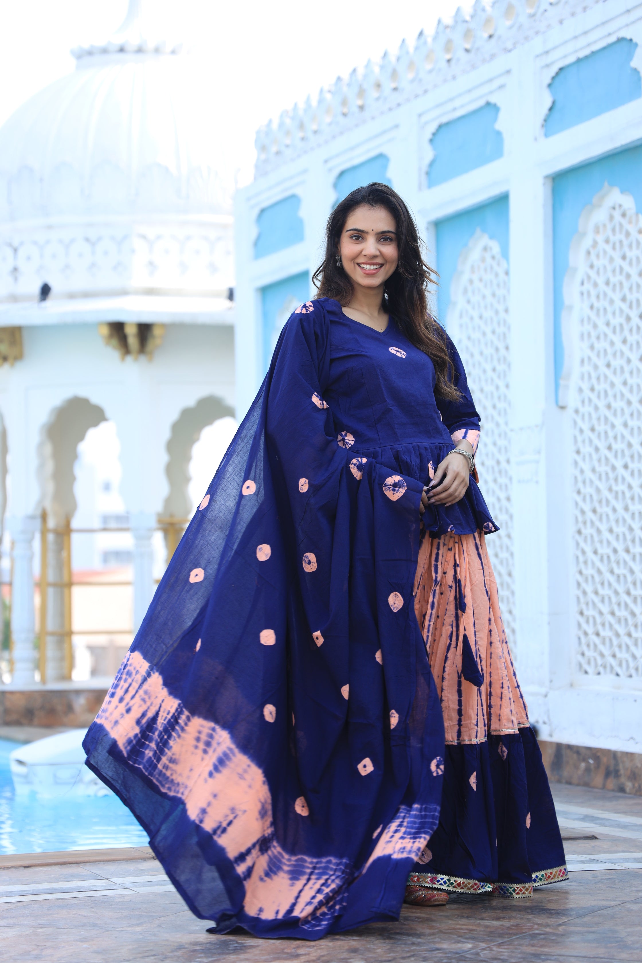 Patrick Blue Chaniya Choli suit