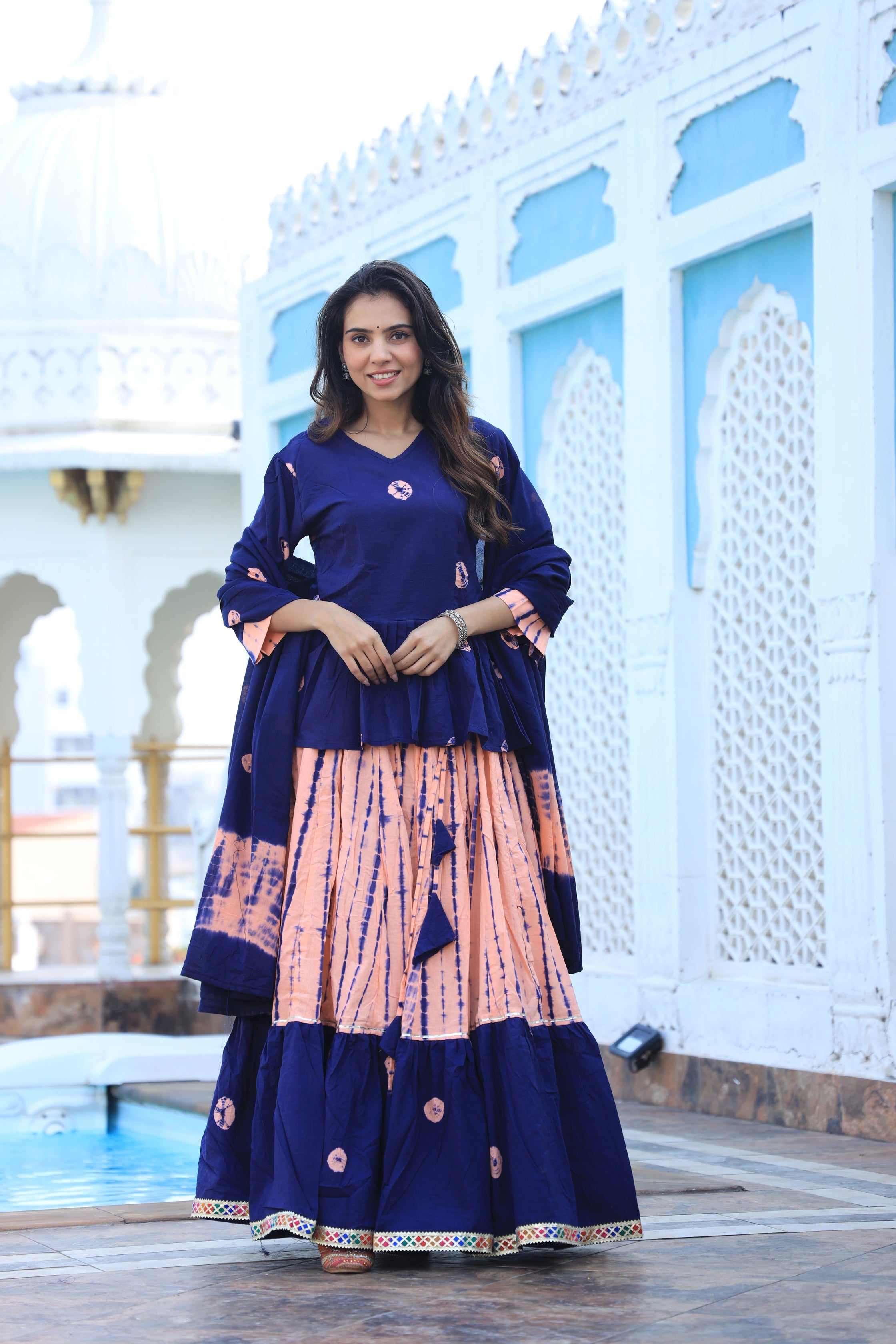 Patrick Blue Chaniya Choli suit