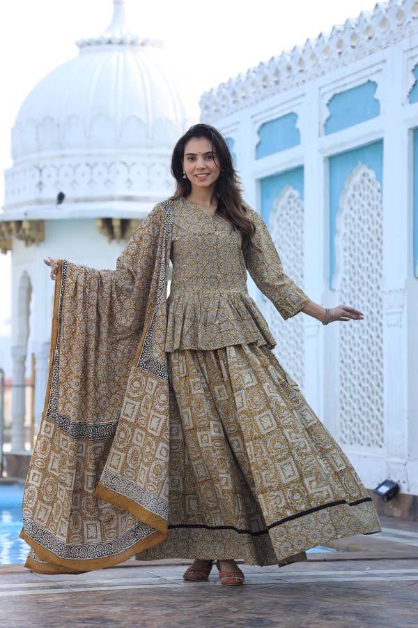 Light Grey Chaniya Choli suit