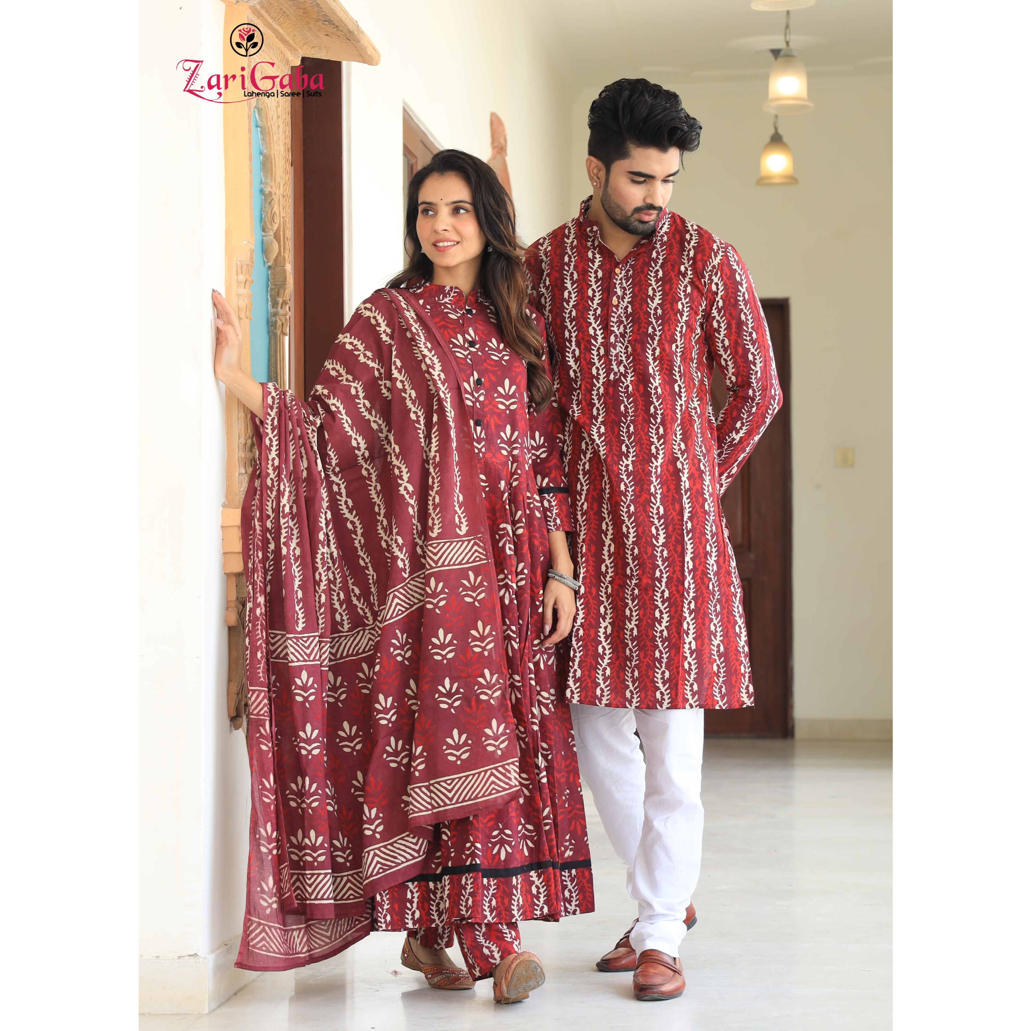 Rose Vale Anarkali & Kurta Sets for couples